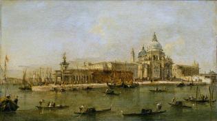 Картина Венеция Догана и Санта Мария делла Салюте, Мастерская Франческо Гварди